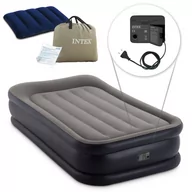 Materace turystyczne - Intex Materac dmuchany z wbudowaną pompką elektryczną jednoosobowy INTEX 64132-68672 64132-68672 - miniaturka - grafika 1