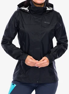 Kurtka przeciwdeszczowa damska Marmot PreCip Eco Jacket - black/black - Kurtki damskie - miniaturka - grafika 1