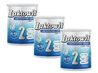 Mleko modyfikowane - Laktowit 2 LAKTOFERYNA+MFGM mleko następne ZESTAW 3 x 400 g - miniaturka - grafika 1