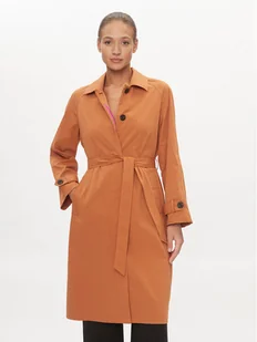 ONLY Trencz Orchid 15308598 Brązowy Regular Fit - Płaszcze damskie - miniaturka - grafika 1