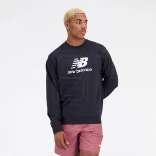 Bluza New Balance Essentials Stacked Logo Frenc M MT31538BK 2XL - Bluzy męskie - miniaturka - grafika 1
