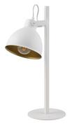 Lampy stojące - Sigma Nowoczesna lampa stołowa MARS biały złoty OP.OŚW. 1PŁ 50265 - miniaturka - grafika 1