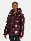 Kurtki damskie - PINKO Kurtka zimowa Eleodoro 101597 A2P7 Fioletowy Regular Fit - miniaturka - grafika 1