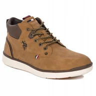 Sneakersy męskie - Sneakersy U.S.Polo Assn. YGOR004 męskie r.45 - miniaturka - grafika 1