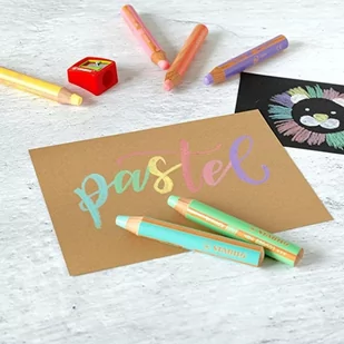 Stabilo Kredki Woody 3W1 6 Kolorów Pastelowych Z Temperówką - Przybory szkolne - miniaturka - grafika 1