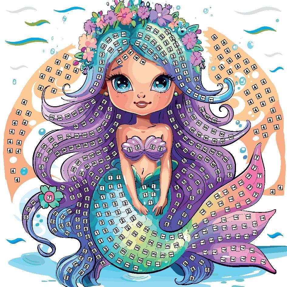 Mozaika piankowa Syrenka Fun&Joy