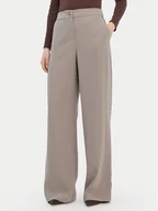 Spodnie damskie - Armani Exchange Spodnie materiałowe XW001264 AF16148 U6242 Beżowy Regular Fit - miniaturka - grafika 1