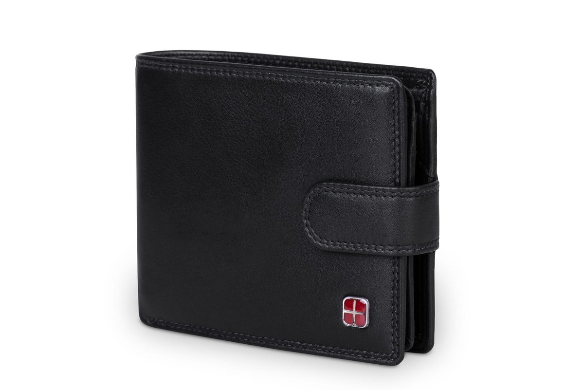 Portfel męski Skórzany Albatross Cruz Czarny