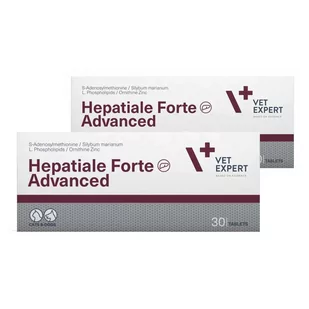VetExpert Hepatiale Forte Advanced 2 x 30 tab 49217-uniw - Suplementy i witaminy dla psów - miniaturka - grafika 1
