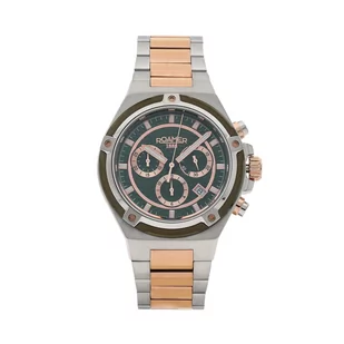 Zegarek Zegarek ROAMER - Tempomaster Chrono 221837 49 75 20 Green/Rose Gold/Silver - Zegarki męskie - miniaturka - grafika 1