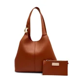 Torebki damskie - Coccinelle Skórzana shopperka + saszetka C-EASY - miniaturka - grafika 1