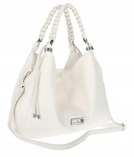 Torebka Damska Włoskiej marki CHARRO Worek listonoszka A4 CH819 biała - Torebki damskie Torebka Damska Włoskiej marki CHARRO Worek listonoszka A4 CH819 biała - Torebki damskie - miniaturka - grafika 1