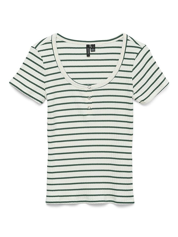 Vero Moda Koszulka w kolorze biało-zielonym