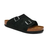 Klapki i japonki męskie - Birkenstock Skórzane klapki Zürich VL - miniaturka - grafika 1