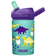 Bidony dla dzieci - Butelka stalowa dla dzieci Camelbak Eddy+ Kids 400ml Stainless Steel Hatching Dinos - miniaturka - grafika 1