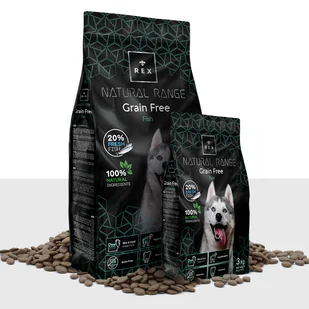 Rex Natural Range Grain Free Fish 3kg - Sucha karma dla psów - miniaturka - grafika 10