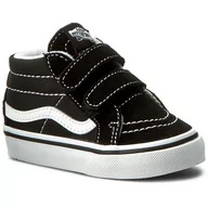 Trampki damskie - Vans Sneakersy Sk8-Mid Reissue V VN00018W6BT Black/True White - miniaturka - grafika 1