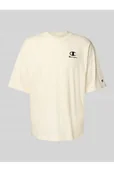 Koszulki męskie - T-shirt o kroju relaxed fit z wyhaftowanym logo - Champion - miniaturka - grafika 1