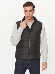 Geox Kamizelka Wilmer M3622G T3017F 9000 Czarny Regular Fit - Kamizelki męskie - miniaturka - grafika 1