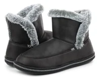 Botki damskie - Botki damskie SKECHERS COZY CAMPFIRE FRESH BREEZE czarne 40 EU - miniaturka - grafika 1