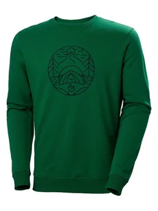 Helly Hansen Bluza w kolorze zielonym - Bluzy męskie - miniaturka - grafika 1
