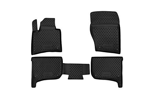 Element antypoślizgowa gumowa mata podłogowa 3D do Volkswagen Touareg II Terrain Tech 10-15 15-03/18