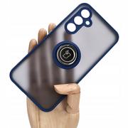 Etui i futerały do telefonów - Bizon Etui Case Hybrid Ring do Galaxy A54 5G, granatowe - miniaturka - grafika 1