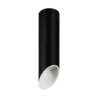 Lampy sufitowe - Italux Argon LED lampa sufitowa 1-punktowa czarna/biała SLC78008-S-25/7W 3K BL+WH - miniaturka - grafika 1