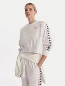 Bluzy damskie - Kappa Bluza Banda Marbella 351S2HW Biały Oversize - miniaturka - grafika 1