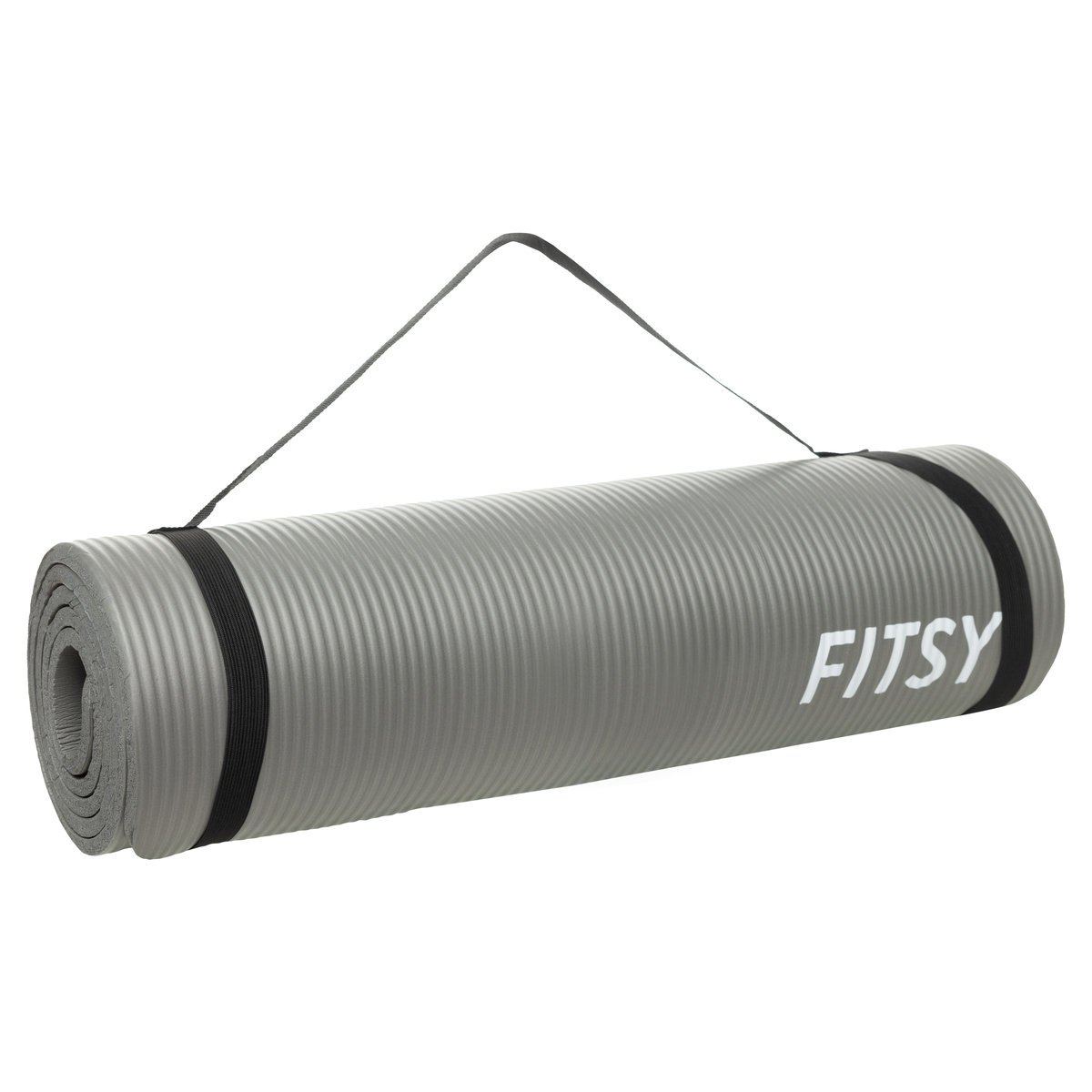 Fitsy, Duża Mata Do Ćwiczeń, Szara, 183 x 60 x 1 cm