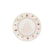 Talerze - Talerz deserowy Winter Fun 19 cm świąteczny wielokolorowy - miniaturka - grafika 1