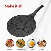 Przybory do gotowania - AG744 Patelnia do jajek placków 26cm - miniaturka - grafika 1