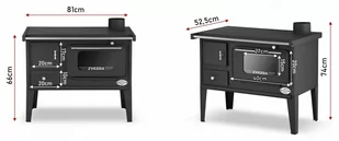Piec koza kuchenka kuchnia węglowa westfalka 6-8kW (kolor: czarny, średnica wylotu spalin: 130 mm) - spełnia anty-smogowy EkoProjekt 99680082 - Kuchnie węglowe - miniaturka - grafika 10
