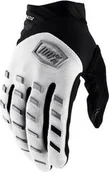 Rękawiczki rowerowe - 100% Rękawiczki 100% AIRMATIC Glove white roz. L długość dłoni 193-200 mm NEW - miniaturka - grafika 1