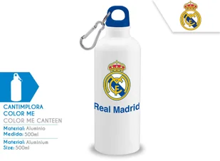 Bidon 500ml Real Madryt Rm00006 - Bidony dla dzieci - miniaturka - grafika 1