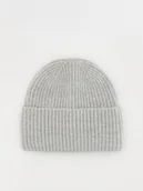 Czapki damskie - Reserved - Czapka beanie - jasnoszary - miniaturka - grafika 1