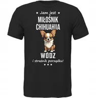 Koszulki męskie - KOSZULKA JAM JEST CHIHUAHUA WÓDZ PREZENT MIŁOŚNIK - miniaturka - grafika 1