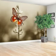 Fototapety - Fototapeta Motyl Kwiaty - miniaturka - grafika 1