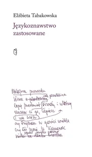 Językoznawstwo zastosowane Elżbieta Tabakowska - Publicystyka - miniaturka - grafika 1