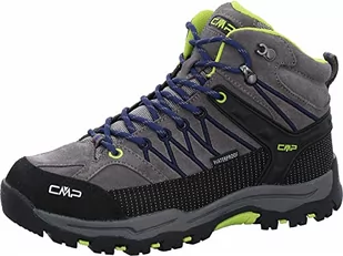 CMP Unisex dziecięce buty trekkingowe Rigel Mid Shoe Wp, czarny - Czarny graffite Marine 35ud - 41 EU - Buty dla chłopców - miniaturka - grafika 1