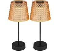Lampy ogrodowe - Globo 36634-2A - ZESTAW 2x LED Oświetlenie solarne SOLAR LED/0,06W/3V IP44 pomarańczowe - miniaturka - grafika 1