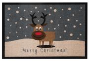 Wycieraczki - HANSE Home HANSE domowa wycieraczka na Boże Narodzenie, mata, bałwanek bożonarodzeniowy, wycieraczka - miniaturka - grafika 1
