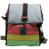 Torebki damskie - Plecak skórzany pojemny stylowy miejski mieści A4 kolorowy wygodny OLIVKA - miniaturka - grafika 1