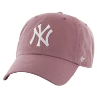 Czapki damskie - 47 Brand New York Yankees MLB Clean Up Cap B-NLRGW17GWS-QC, Kobieta, Czapka z daszkiem, Różowa - miniaturka - grafika 1