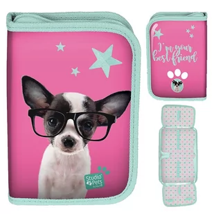 Paso Piórnik bez wyposażenia Studio Pets PTD-001BW - Piórniki - miniaturka - grafika 1