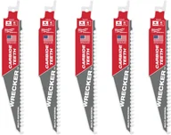 Brzeszczoty - MILWAUKEE S TCT WRECKER CARBIDE SAW BLADE 150mm/6T/5pcs. - miniaturka - grafika 1