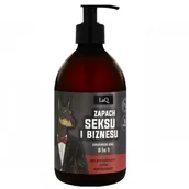 Żele pod prysznic dla mężczyzn - LaQ Żel pod prysznic 8w1 Doberman Czarny Błysk 500ml - miniaturka - grafika 1