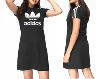 Sukienki i spódniczki dla dziewczynek - sukienka sportowa młodzieżowa adidas originals r 170 FM5653 - miniaturka - grafika 1