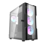 Obudowy komputerowe - Darkflash DK431 Glass Czarny - miniaturka - grafika 1