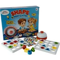 Puzzle - Gra dopasuj kształty kolory figury BOOM BOOM sorter puzzle układanka montessori sensoryczna zabawka edukacyjna - miniaturka - grafika 1